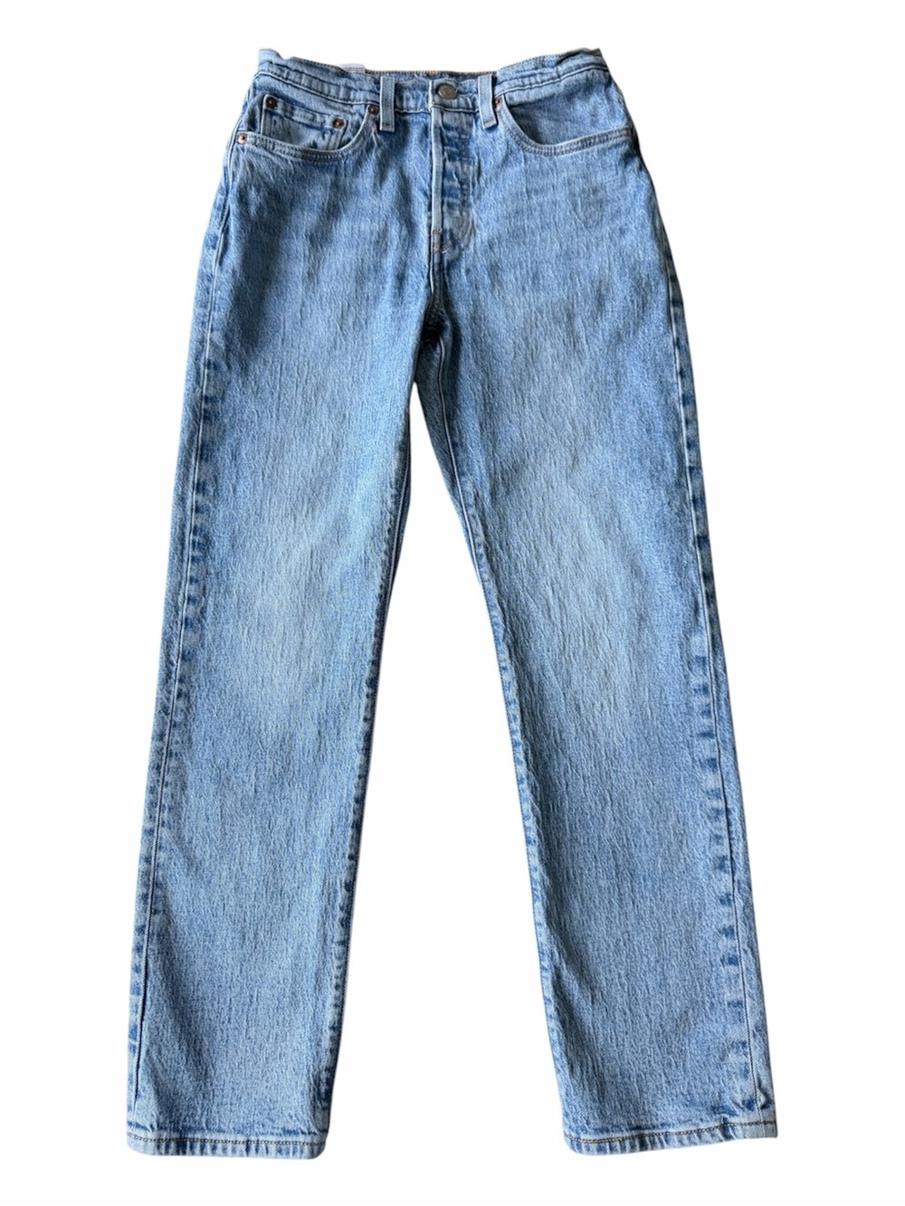 ✅ Levi's premium denim classic 501 style Blue High-Rise Women's Jeans size 27